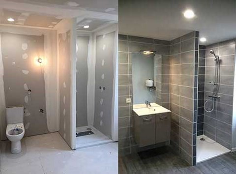 avant-après salle de bain